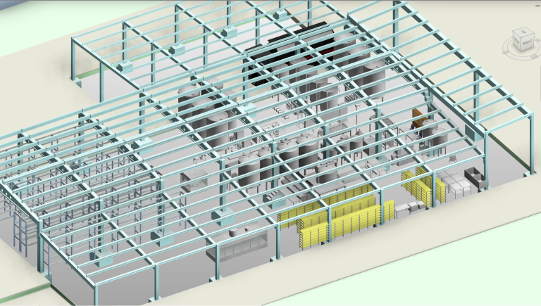 Dairy products storage area